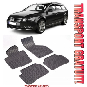 Volkswagen Passat B7, Combi, fabricat din 10.2010 - 11.2014, set covorase auto dedicate, din cauciuc 100% Premium - Transport Gratuit
