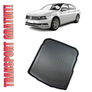 Volkswagen Passat B8 Sedan din 12.2014 - Prezent, Tavita Pentru Portbagaj Lux Premium Dedicata, Portbagaj Inferior Roata Rezerva Ingusta / Kit Reparatie *1