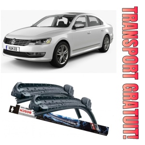 Volkswagen Passat Set 2 stergatoare parbriz Bosch Bosch Aerotwin 60 cm/47.5 cm compatibile cu Volkswagen Passat B7 (A32, A33) din 2011 (60 cm / 47.5 cm) - Img 1
