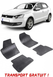 Volkswagen Polo V, Hatchback, fabricat din 05.2009 - 09.2017, set covorase auto dedicate, din cauciuc 100% Premium - Transport Gratuit accesorii pentru autoturismul tau - masina v37325