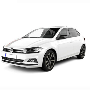 Volkswagen Polo VI, Hatchback, Din 10.2017 - Prezent , Set Covorase Auto Tip Tavita Premium 3D, din cauciuc accesorii pentru autoturismul tau - masina v173977
