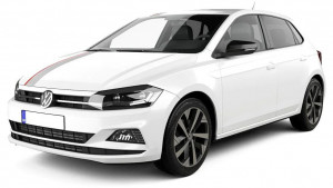 Volkswagen Polo VI, Hatchback, fabricat din 10.2017 - Prezent, set covorase auto dedicate, din cauciuc 100% Premium accesorii pentru autoturismul tau - masina v154608