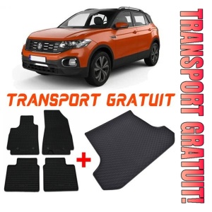 Volkswagen T-Cross din 04.2019 - Prezent Suv *2 , Set Covorase + tavita portbagaj auto