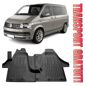 Volkswagen T6 (2015-2021) (1+2) Set covorase auto cauciuc G.Modern Line 3D