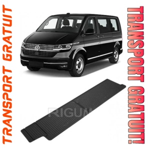Volkswagen T6 Caravelle, Van, fabricat din 06.2015 - Prezent, Rand 2, set covorase auto dedicate, din cauciuc 100% Premium