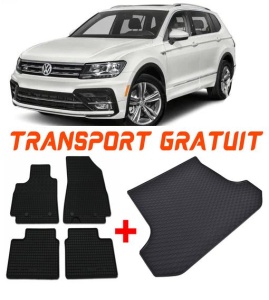 Volkswagen Tiguan II din 05.2016 - Prezent Suv Portbagaj Inferior *1, Set Covorase + tavita portbagaj auto accesorii pentru autoturismul tau - masina v1628