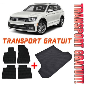 Volkswagen Tiguan II din 05.2016 - Prezent Suv Portbagaj Superior *2, Set Covorase + tavita portbagaj auto