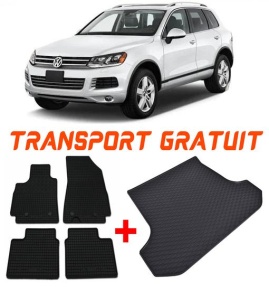 Volkswagen Touareg II din 02.2010 - 03.2018 Suv *3 , Set Covorase + tavita portbagaj auto accesorii pentru autoturismul tau - masina v1956