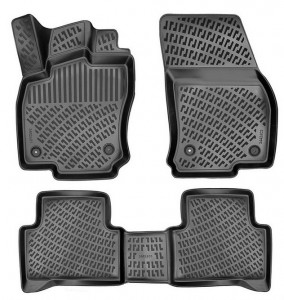 Volkswagen Touran II 2015- Set 4 covorase auto din cauciuc tip tavita premium line 3D accesorii pentru autoturismul tau - masina v243013