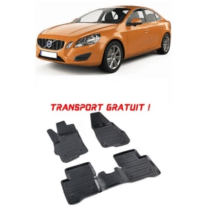 Volvo S60 (II) 2010-2018 Set 4 covorase auto din cauciuc tip tavita premium line 3D - Transport Gratuit! accesorii pentru autoturismul tau - masina v47990