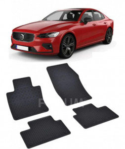 Volvo S60 III fabricat din 10.2018 - Prezent, Sedan, set covorase auto dedicate, din cauciuc 100% Premium accesorii pentru autoturismul tau - masina v150055