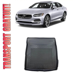 Volvo S90 Sedan din 09.2016 - Prezent, Tavita Pentru Portbagaj Lux Premium Dedicata, Roata Rezerva Ingusta *1
