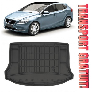 Volvo V40 II Hatchback din 07.2012 - Prezent, Tavita Pentru Portbagaj Lux Premium Dedicata, Portbagaj Inferior *1