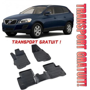 Volvo XC-60 (I) 2008-2017 Set 4 covorase auto din cauciuc tip tavita premium line 3D - Transport Gratuit!