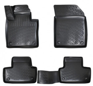Volvo XC-60 (II) 2017- Set 4 covorase auto din cauciuc tip tavita premium line 3D accesorii pentru autoturismul tau - masina v243090