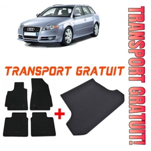 Audi A4 B7 din 11.2004 - 03.2008 Combi *2 , Set Covorase + tavita portbagaj auto