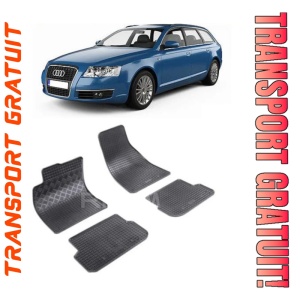 Audi A6 C6, Combi, fabricat din 03.2006 - 2011, set covorase auto dedicate, din cauciuc 100% Premium