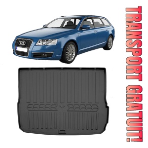 Audi A6 (C6) Combi Fara `Buzunare` (2004-2011) Tavita cauciuc pentru protectie portbagaj dedicata pentru AUDI A6 Transport Gratuit