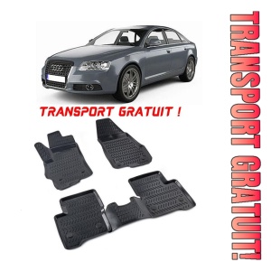 Audi A6 C6 (Typ 4F) 2004-2011 Set 4 covorase auto din cauciuc tip tavita premium line 3D - Transport Gratuit!