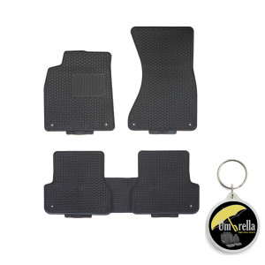 Audi A6 (C7) (2011-2018) Set 5 covorase auto cauciuc Exclusive Line accesorii pentru autoturismul tau - masina v237830