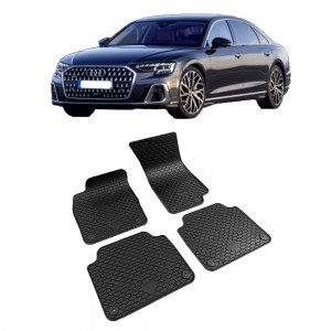 Audi A8 (D5) (2018-), inclusiv hybrid Set 4 covorase auto cauciuc Urban Line accesorii pentru autoturismul tau - masina v239110