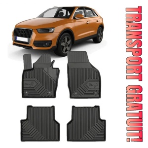Audi Q3 I Din 08.2011 - 06.2018, Suv , Set Covorase Auto Tip Tavita Premium 3D, din cauciuc