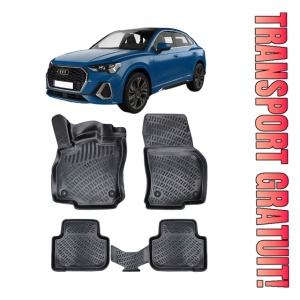 Audi Q3 I (F3) 2018-2025 Set Covorase Auto Cauciuc Premium Umbrella