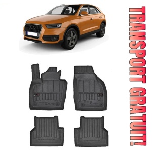 Audi Q3 I, Suv, Din 08.2011 - 06.2018 , Set Covorase Auto Tip Tavita Premium 3D, din cauciuc