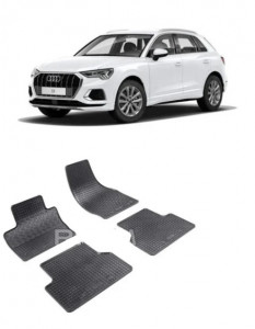 Audi Q3 I, Suv, fabricat din 08.2011 - 06.2018, set covorase auto dedicate, din cauciuc 100% Premium accesorii pentru autoturismul tau - masina v160119