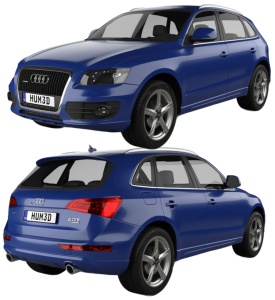 Audi Q5 (8R) (2008-2016) Set covorase auto cauciuc G.Modern Line 3D accesorii pentru autoturismul tau - masina v241405