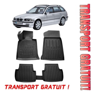 Bmw 3 (E46) (1998-2006) Set covorase auto cauciuc G.Modern Line 3D transport gratuit