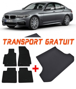 BMW G30 Set Covorase + tavita portbagaj auto BMW Seria 5 G30, caroserie Sedan, fabricatie 02.2017 - prezent accesorii pentru autoturismul tau - masina v1924