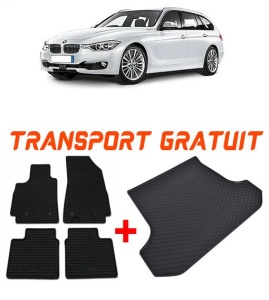 Bmw Seria 3 F31 din 12.2012 - 02.2019 Combi *2 , Set Covorase + tavita portbagaj auto accesorii pentru autoturismul tau - masina v3176