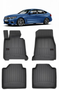 Bmw Seria 3 F34, Gran Turismo, Din 06.2013 - Prezent , Set Covorase Auto Tip Tavita Premium 3D, din cauciuc accesorii pentru autoturismul tau - masina v174291