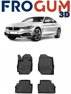 Bmw Seria 4 F32 Din 10.2013 - 09.2020, Coupe Set Covorase Auto Tip Tavita Premium 3D, din cauciuc accesorii pentru autoturismul tau - masina v161825