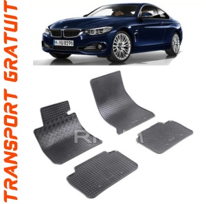 Bmw Seria 4 F36, Gran Coupe, fabricat din 07.2014 - Prezent, set covorase auto dedicate, din cauciuc 100% Premium accesorii pentru autoturismul tau - masina v156871