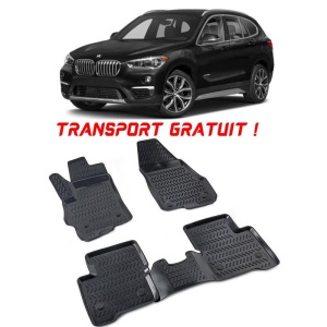 Bmw X1 F48 2015- Set 4 covorase auto din cauciuc tip tavita premium line 3D - Transport Gratuit! accesorii pentru autoturismul tau - masina v49461