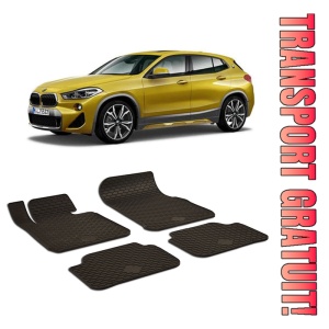 BMW X2 (F39), inclusiv hybrid (2017-2023) Set 4 covorase auto cauciuc Urban Line - Img 1