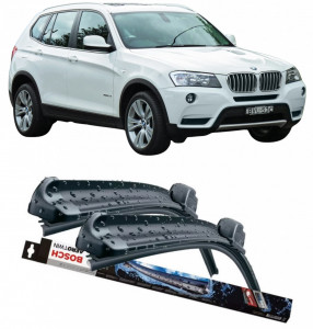 Bmw X3 Set 2 stergatoare parbriz Bosch Bosch Aerotwin compatibile cu Bmw X3 2010-2017 (65 cm / 47.5 cm) accesorii pentru autoturismul tau - masina v135934
