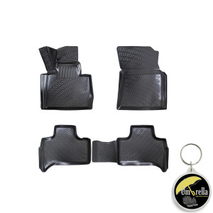Bmw X5 E53 1999-2006 Set 4 covorase auto din cauciuc tip tavita premium line 3D accesorii pentru autoturismul tau - masina v243222