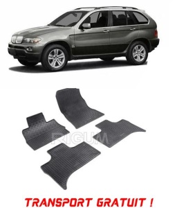Bmw X5 E53, Suv, fabricat din 06.2000 - 03.2007, set covorase auto dedicate, din cauciuc 100% Premium - Transport Gratuit accesorii pentru autoturismul tau - masina v40704