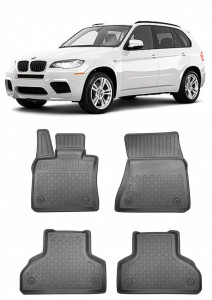 Bmw X5 E70, Suv, Din 04.2007 - 09.2013 , Set Covorase Auto Tip Tavita Premium 3D, din cauciuc accesorii pentru autoturismul tau - masina v175158