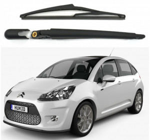Brat stergator pentru luneta spate cu lamela 305 mm Citroen C3 (Mk2) 01.10- accesorii pentru autoturismul tau - masina v224365