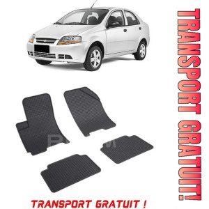 ChEVrolet Aveo T200, Sedan, fabricat din 2002 - 2005, set covorase auto dedicate, din cauciuc 100% Premium - Transport Gratuit