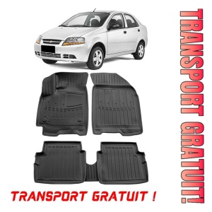Chevrolet Aveo (T250) (2005-2011) Set covorase auto cauciuc G.Modern Line 3D transport gratuit