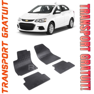 ChEVrolet Aveo T300, Sedan, fabricat din 07.2011 - Prezent, set covorase auto dedicate, din cauciuc 100% Premium