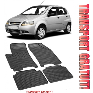 ChEVrolet Kalos T200, Hatchback, fabricat din 2002 - 2006, set covorase auto dedicate, din cauciuc 100% Premium - Transport Gratuit