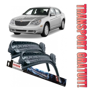 Chrysler Sebring Set 2 stergatoare parbriz Bosch Bosch Aerotwin 60 cm/53 cm compatibile cu Chrysler Sebring (Js) din 2007-2010 (60 cm / 53 cm)