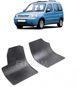 Citroen Berlingo I, Van, fabricat din 1996 - 2008, 2 Locuri, set covorase auto dedicate, din cauciuc 100% Premium accesorii pentru autoturismul tau - masina v157804