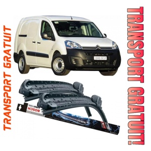Citroen Berlingo Set 2 stergatoare parbriz Bosch Bosch Aerotwin 65 cm /40 cm compatibile cu Citroen Berlingo Box Body/Mpv (B9) din 2008-2017 (65 cm / 40 cm)